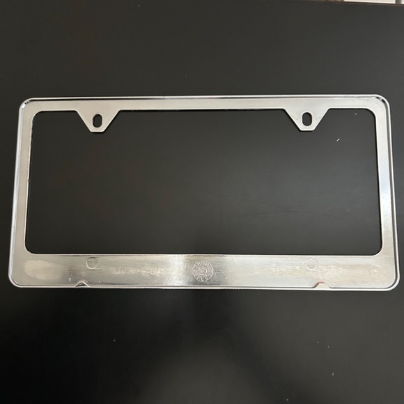 Porsche Polished Steel License Plate Holder. Vintage. - Picture 6 of 9